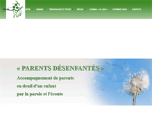 Tablet Screenshot of parentsdesenfantes.org